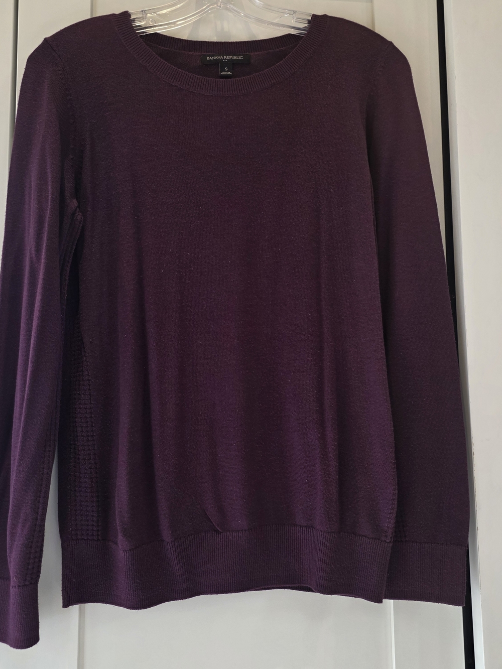 Banana Republic Women's Deep Plum Crewneck Sweater